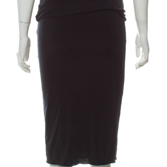 Calvin Klein Collection Sleeveless Solid Black Midi Dress - Picture 8 of 13